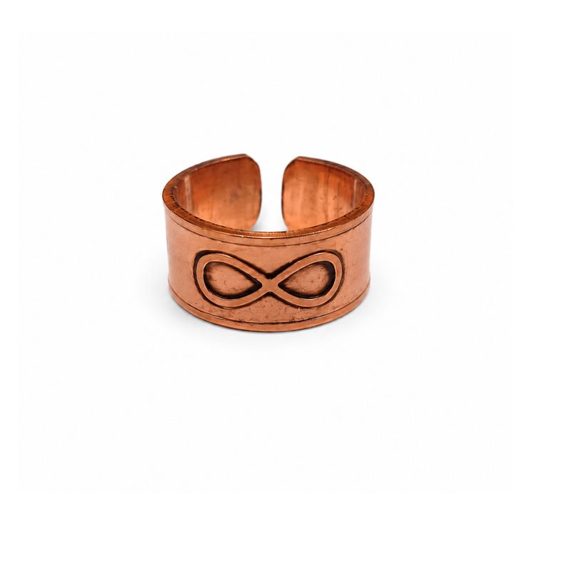 Copper Rings with Symbols - Assorted Designs & Sizes
