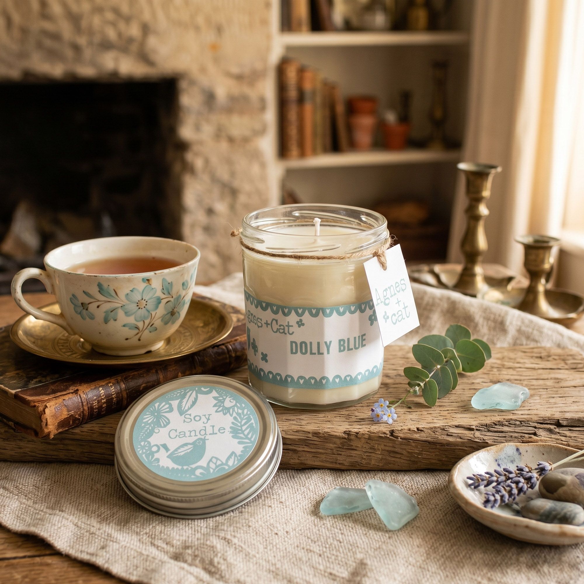 Agnes & Cat Soy Wax Jam Jar Candles 220 ml