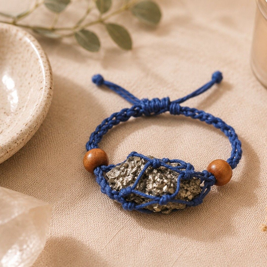 Crystal Gemstone Bracelet Cord