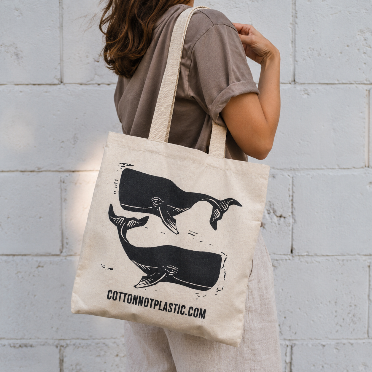 Printed and Plain Cotton Tote Bags