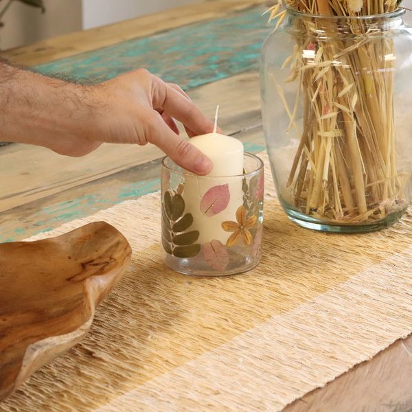 Natural Floral Glass