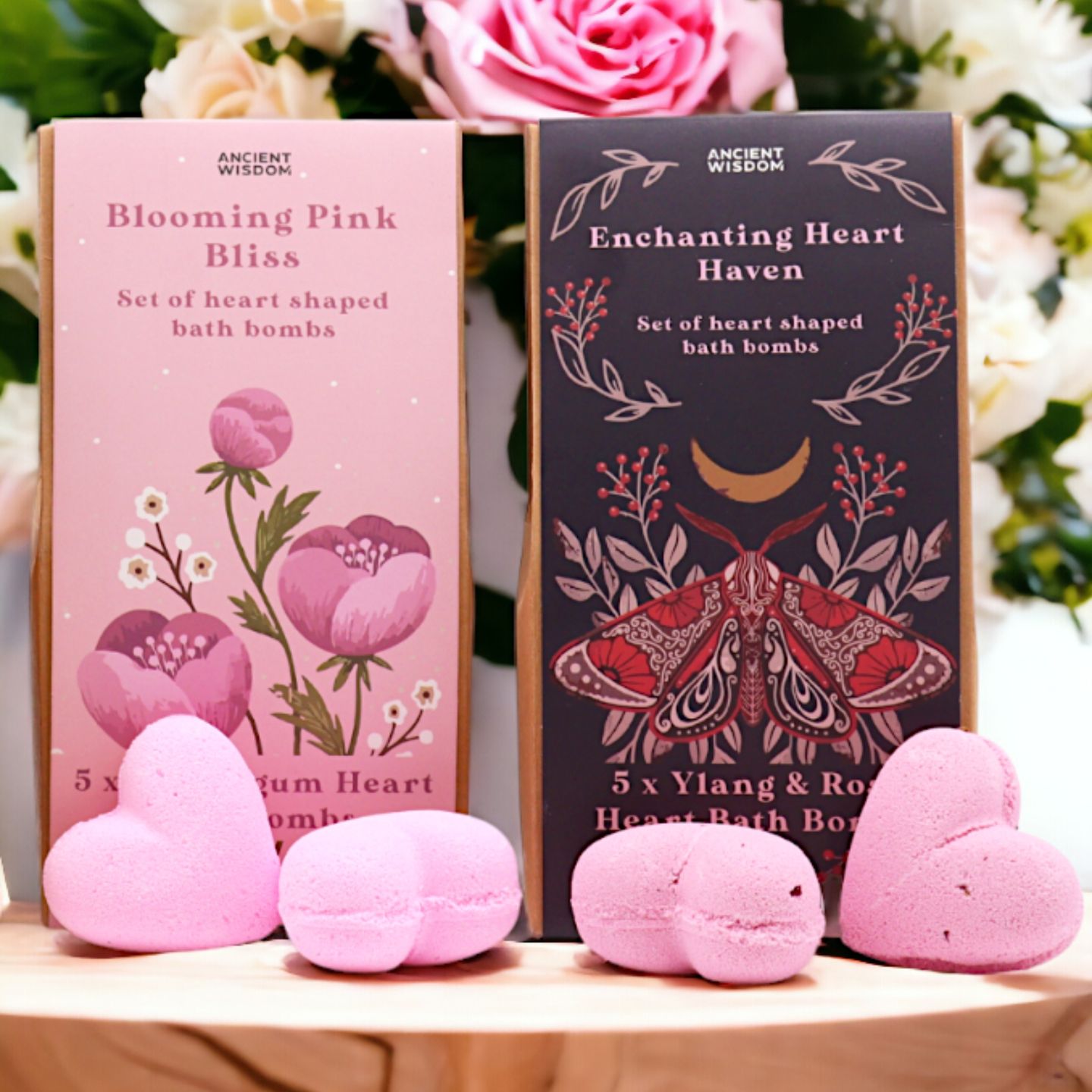 Heart Bath Bombs Gift Sets