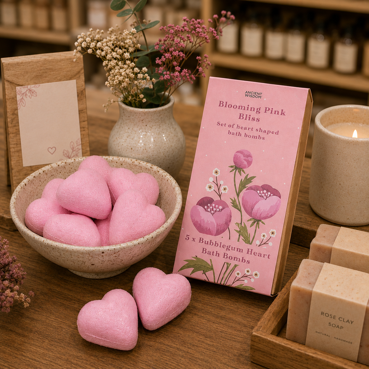 Heart Bath Bombs Gift Sets