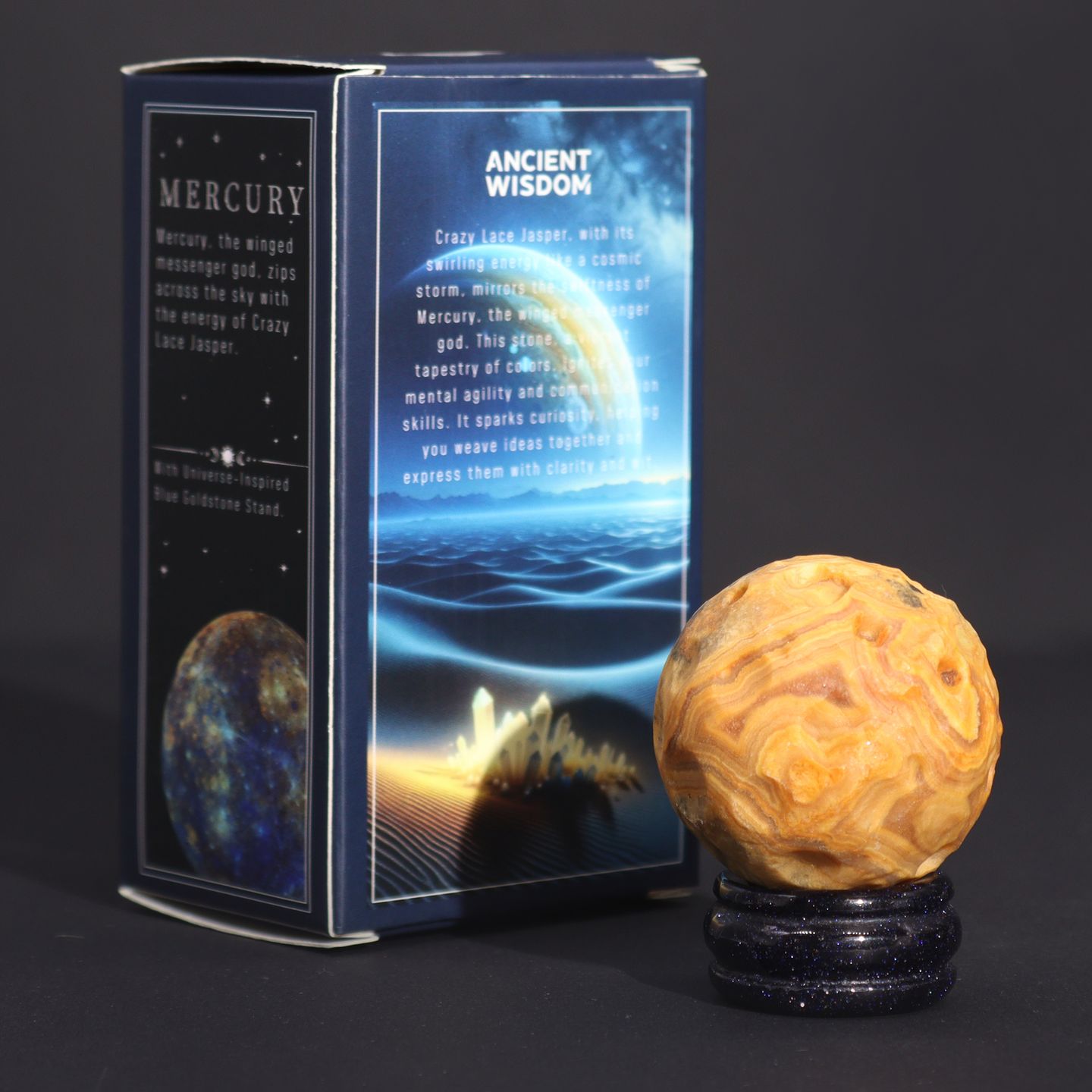 Gemstone Planets on a Goldstone Stand