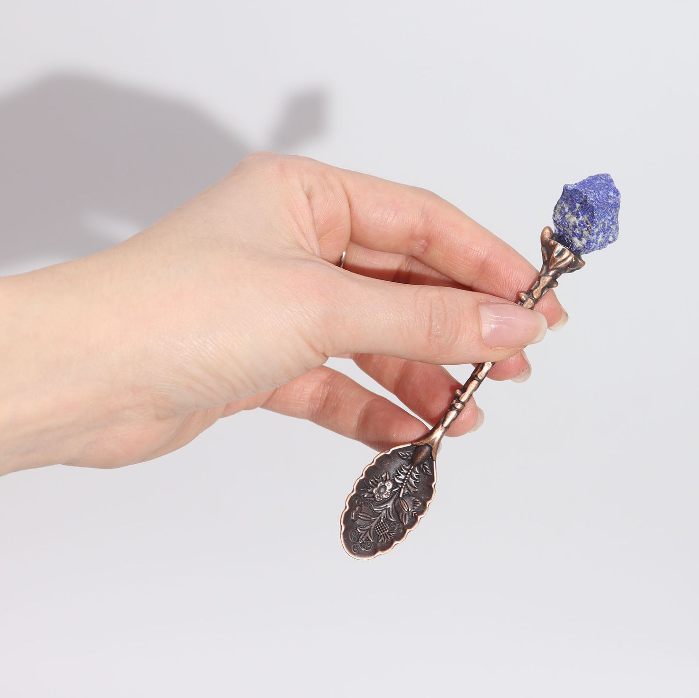 Set of 7 Gemstone Crystal Witch Spoons
