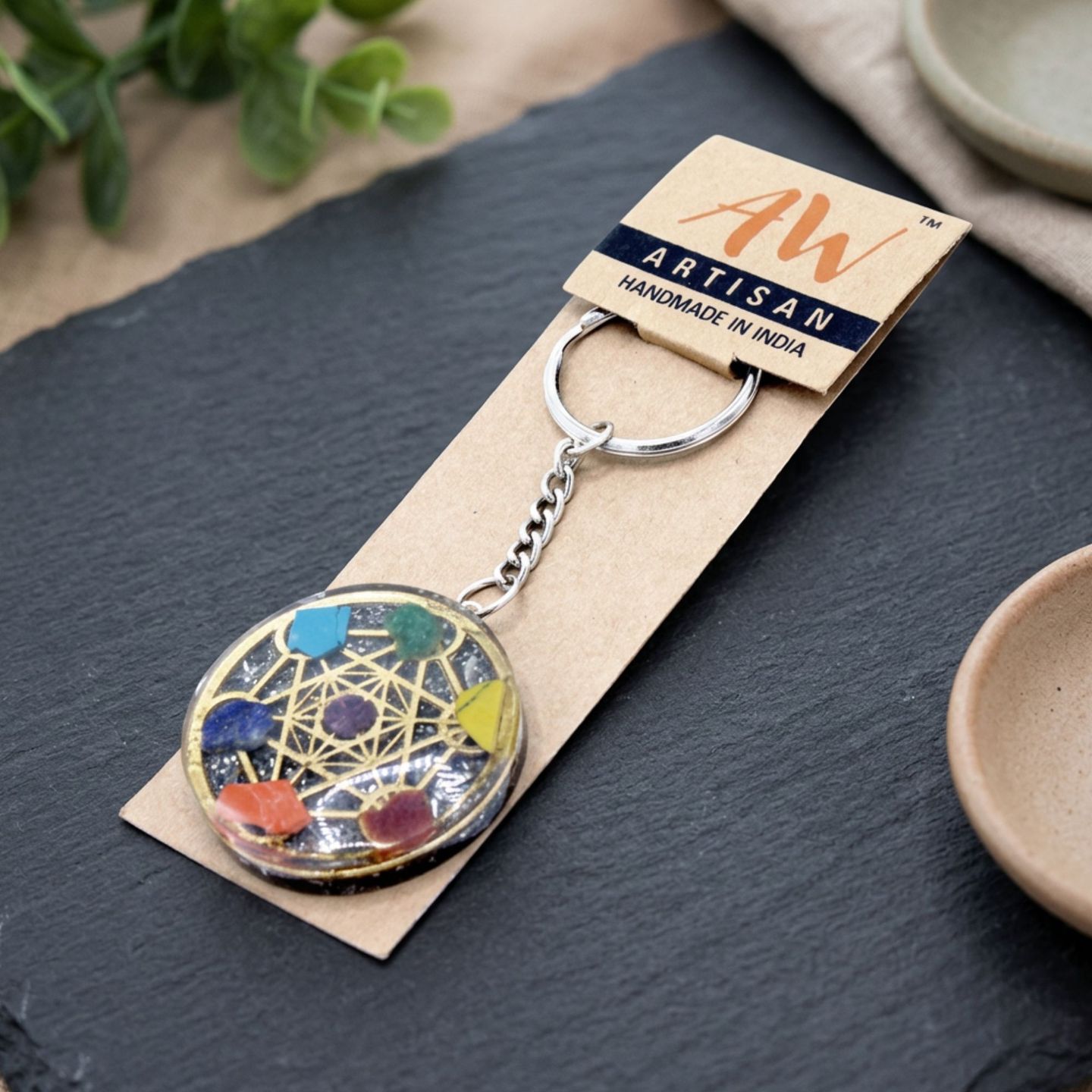 Orgonite Power Keyring