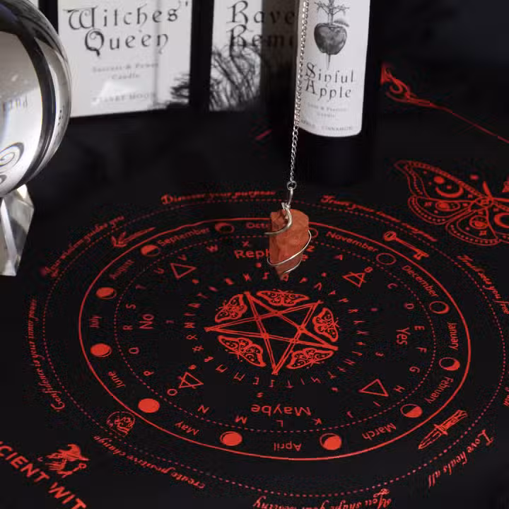 Ancient Witch Pendulum Divination Cloths