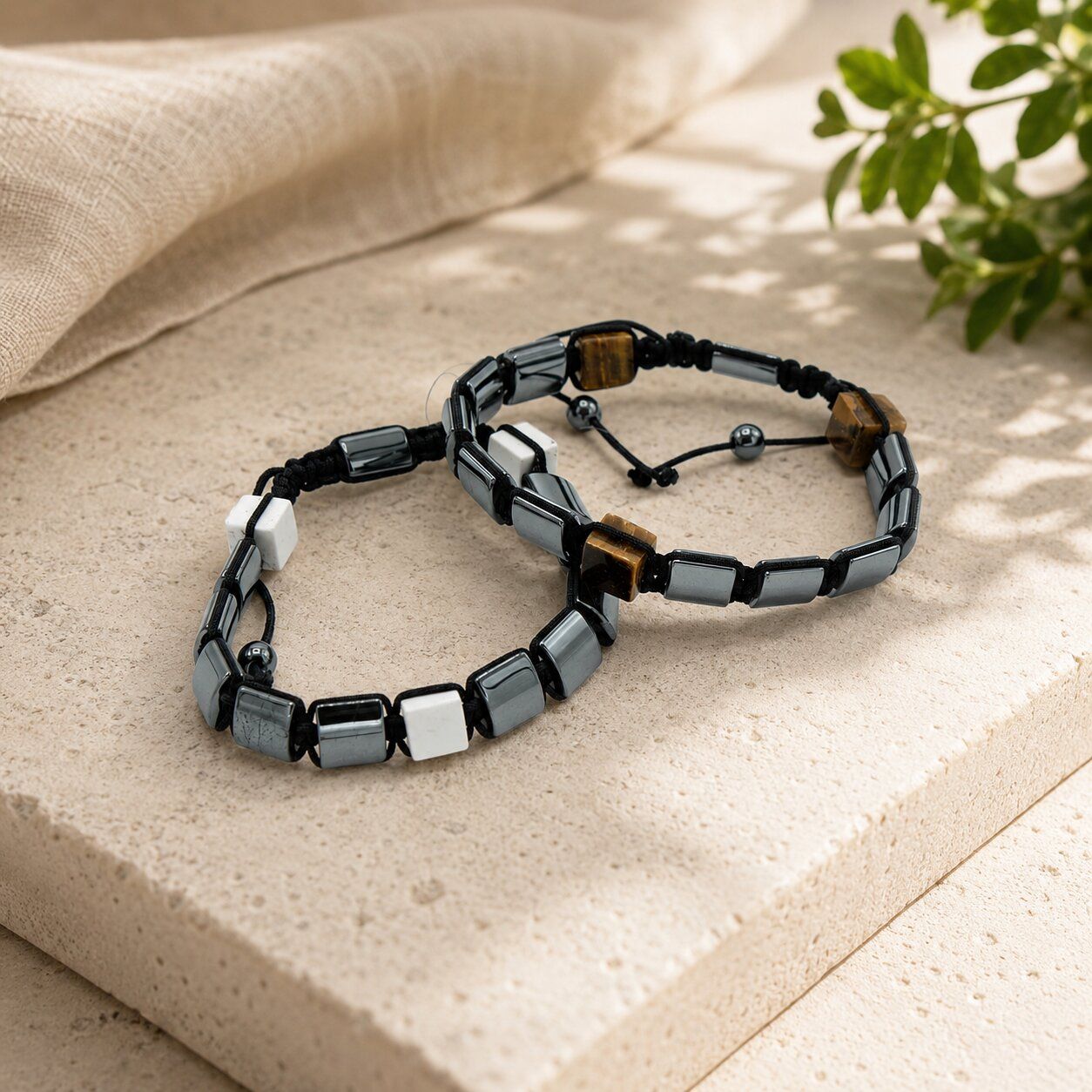 Magnetic Hematite Shamballa Bracelet