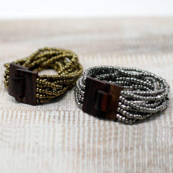 Multi-Bead Bangle and Buddha Bracelets