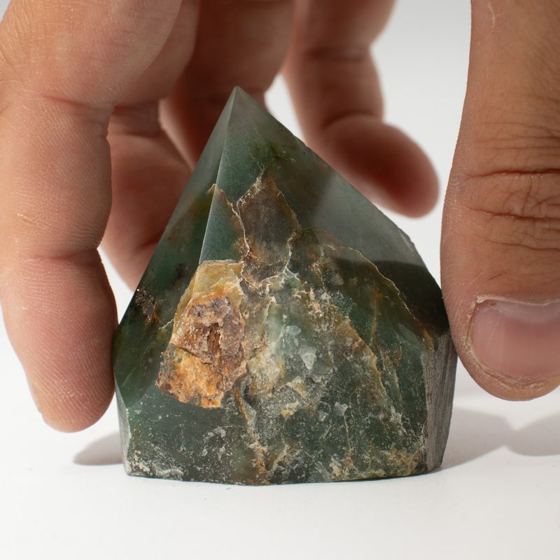 Bulk Gemstone Top Polished Points -Green Aventurine (approx 5-6 pieces)