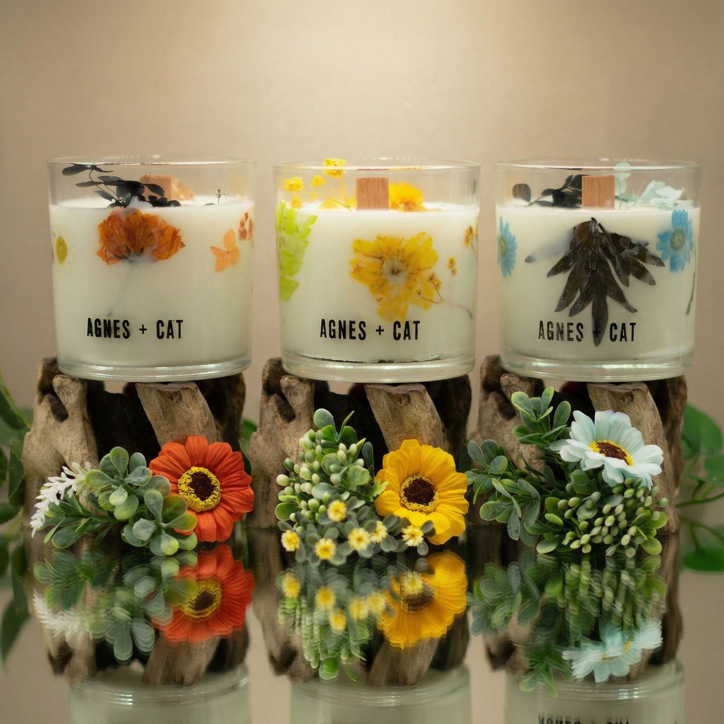 Agnes+Cat Botanical Candle