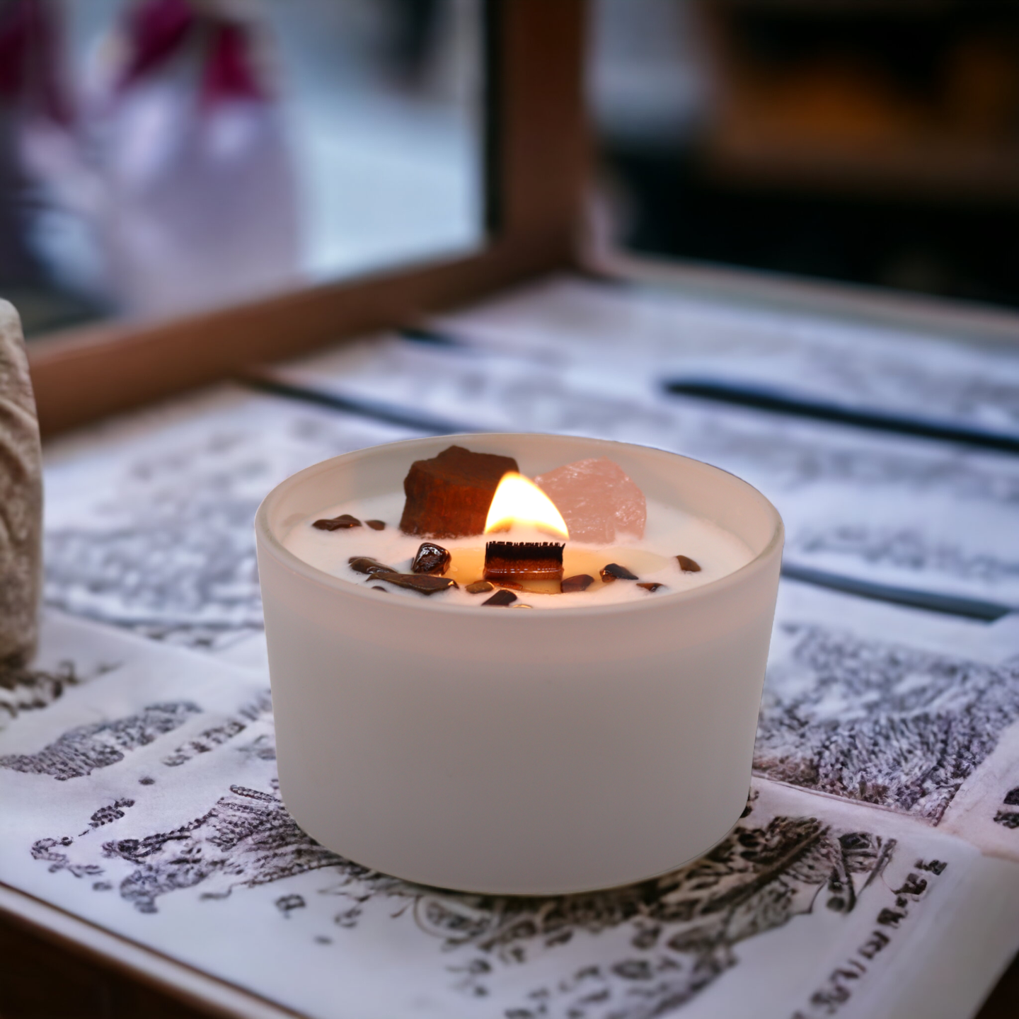 Chakra Crystal Candles