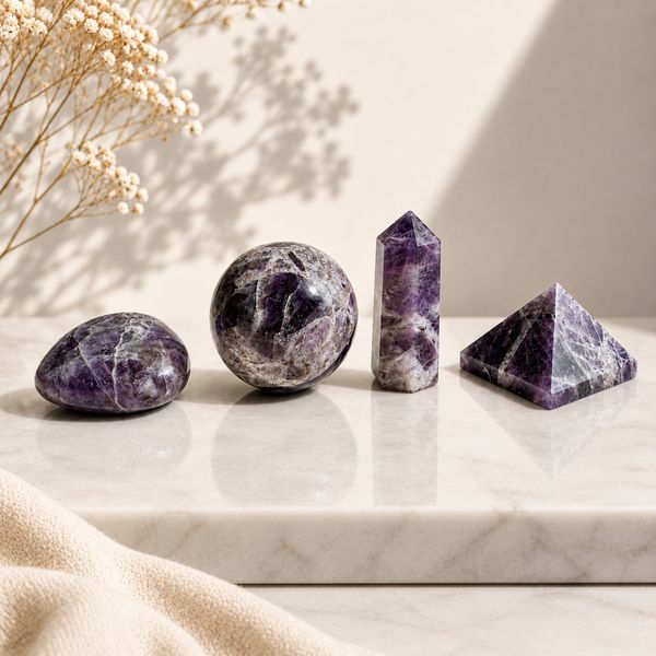 Assorted Gemstone Shapes in Gift Boxes
