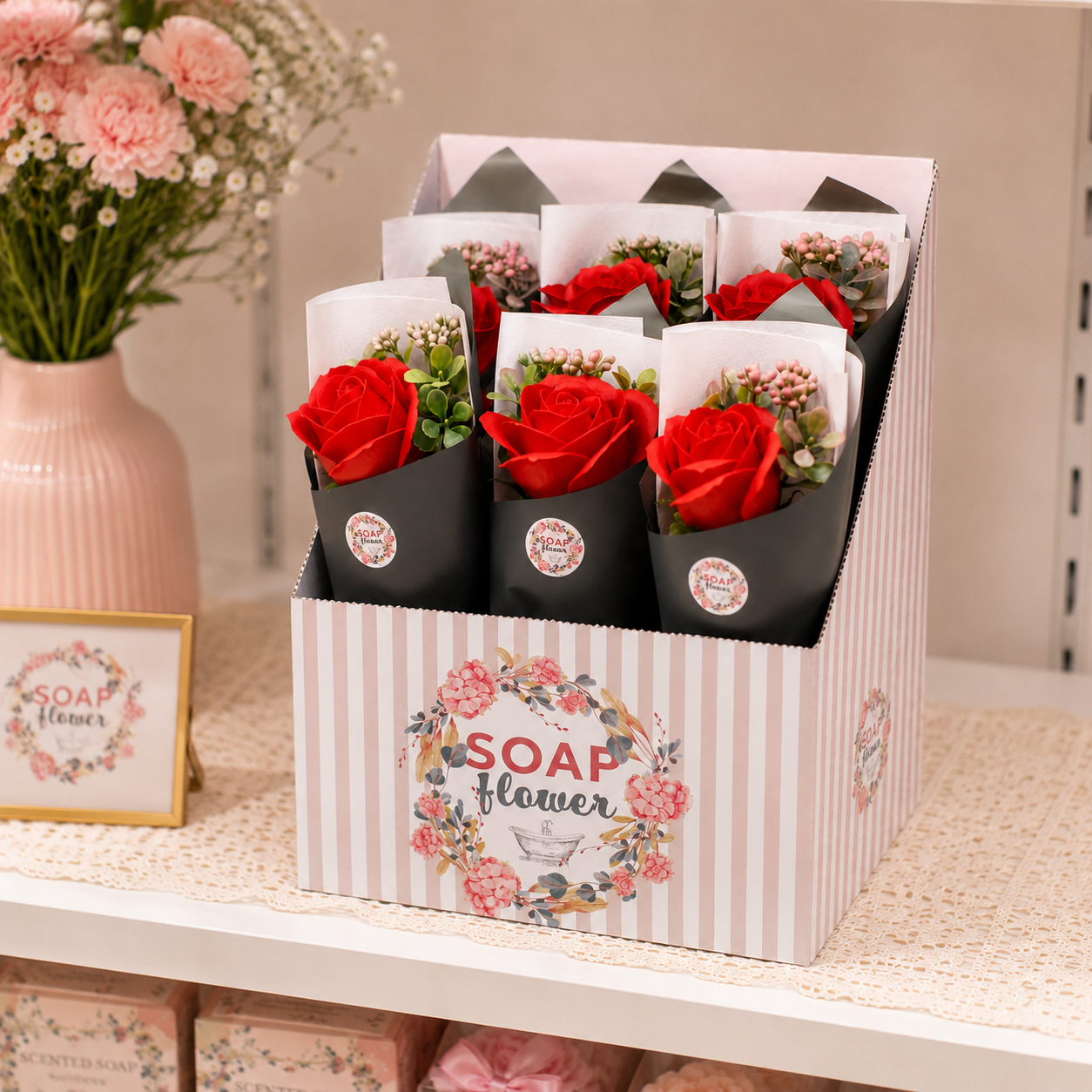 Ready to Retail Soap Flowers