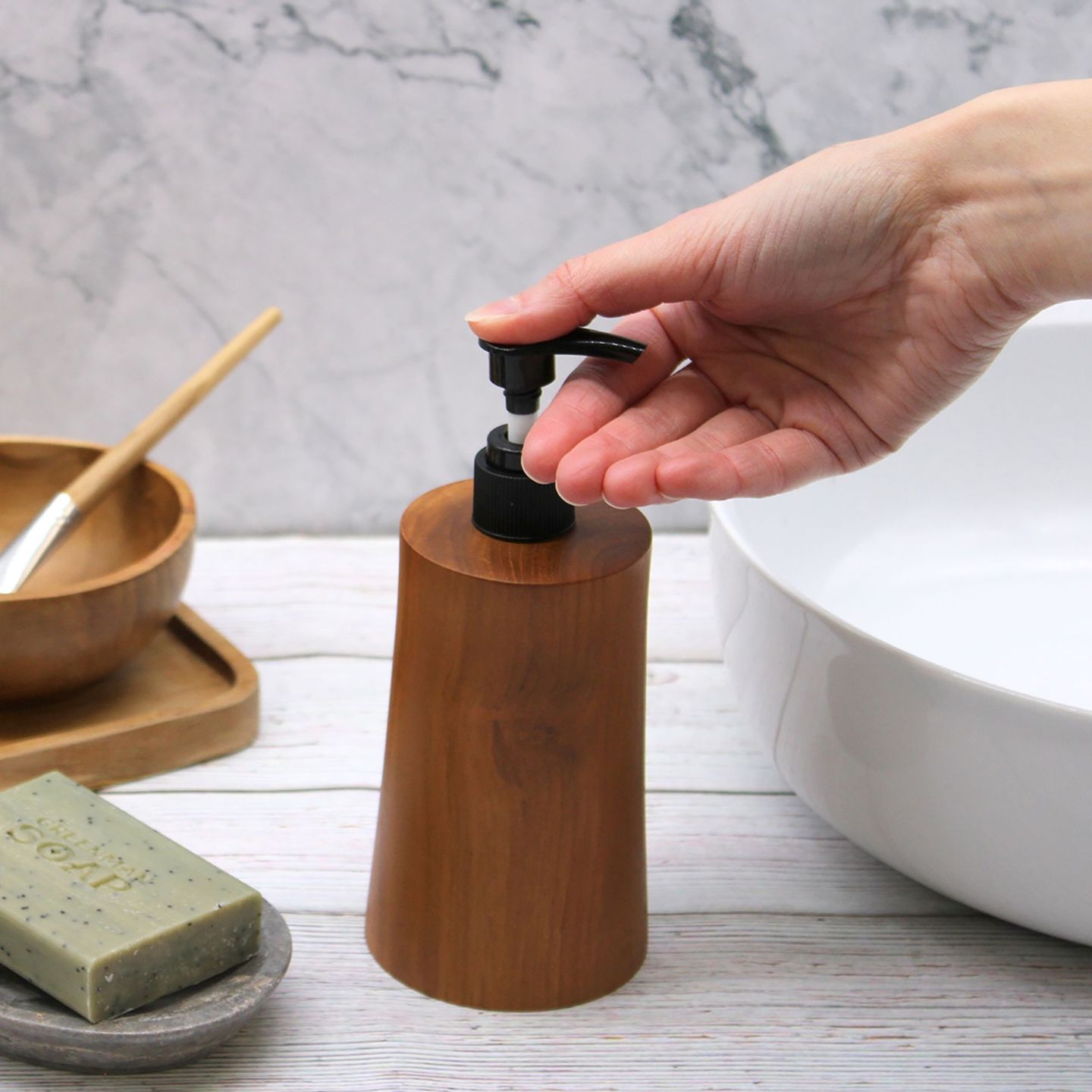 Teakwood Soap Dispensers