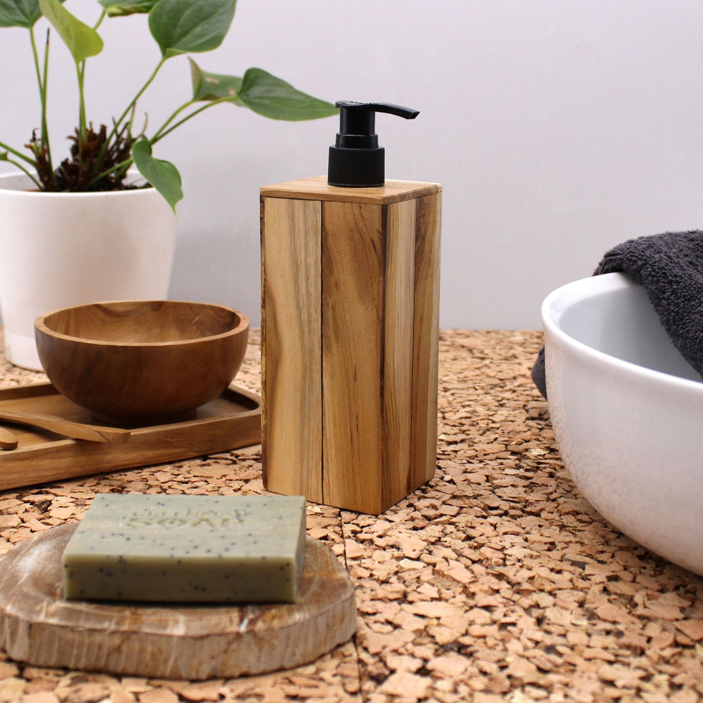 Teakwood Soap Dispensers