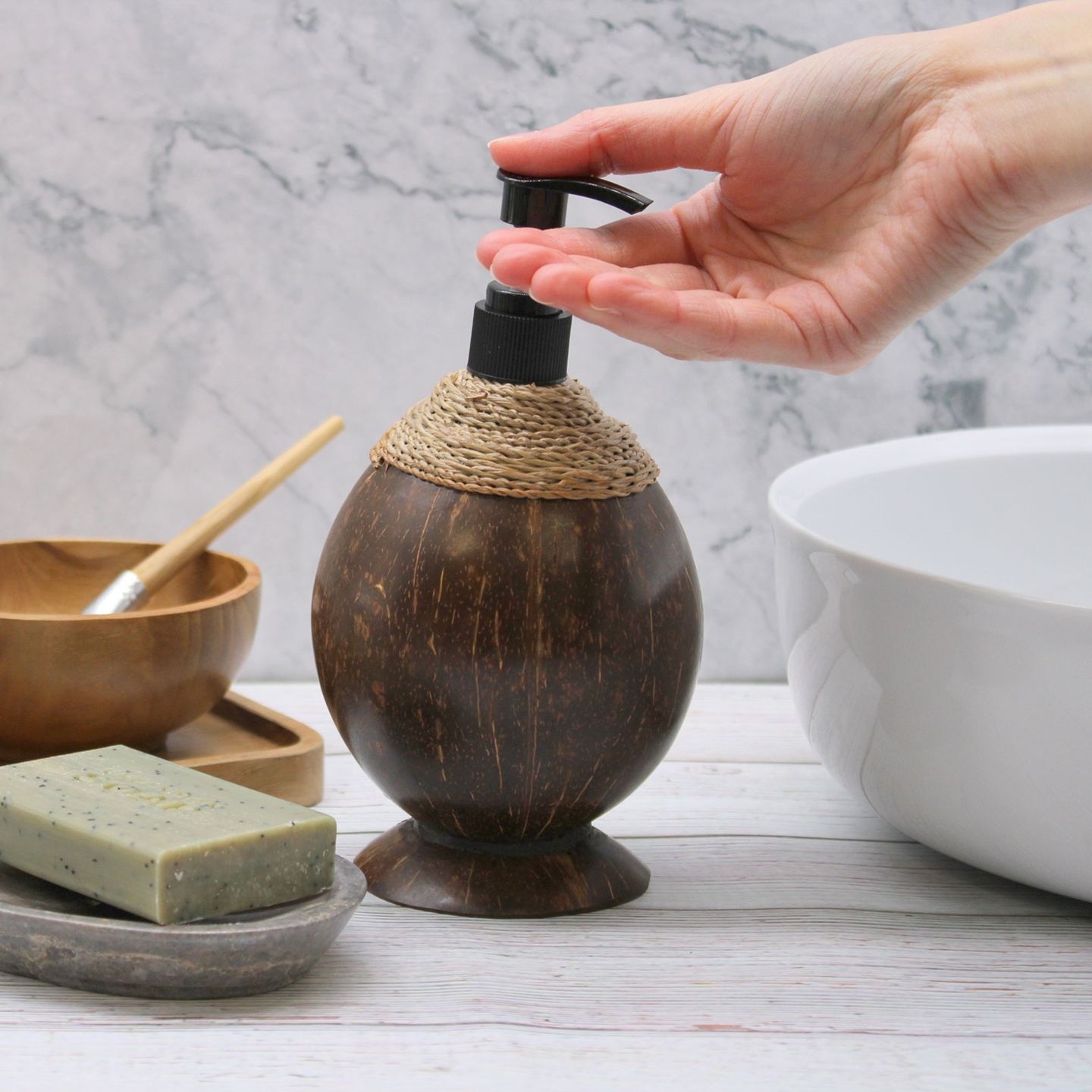 Teakwood Soap Dispensers