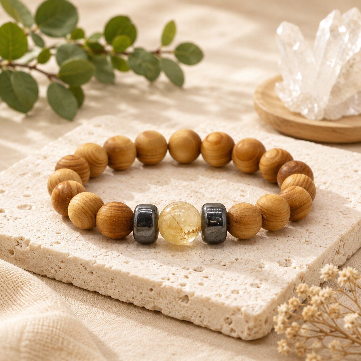 Cedarwood Chakra Bangles