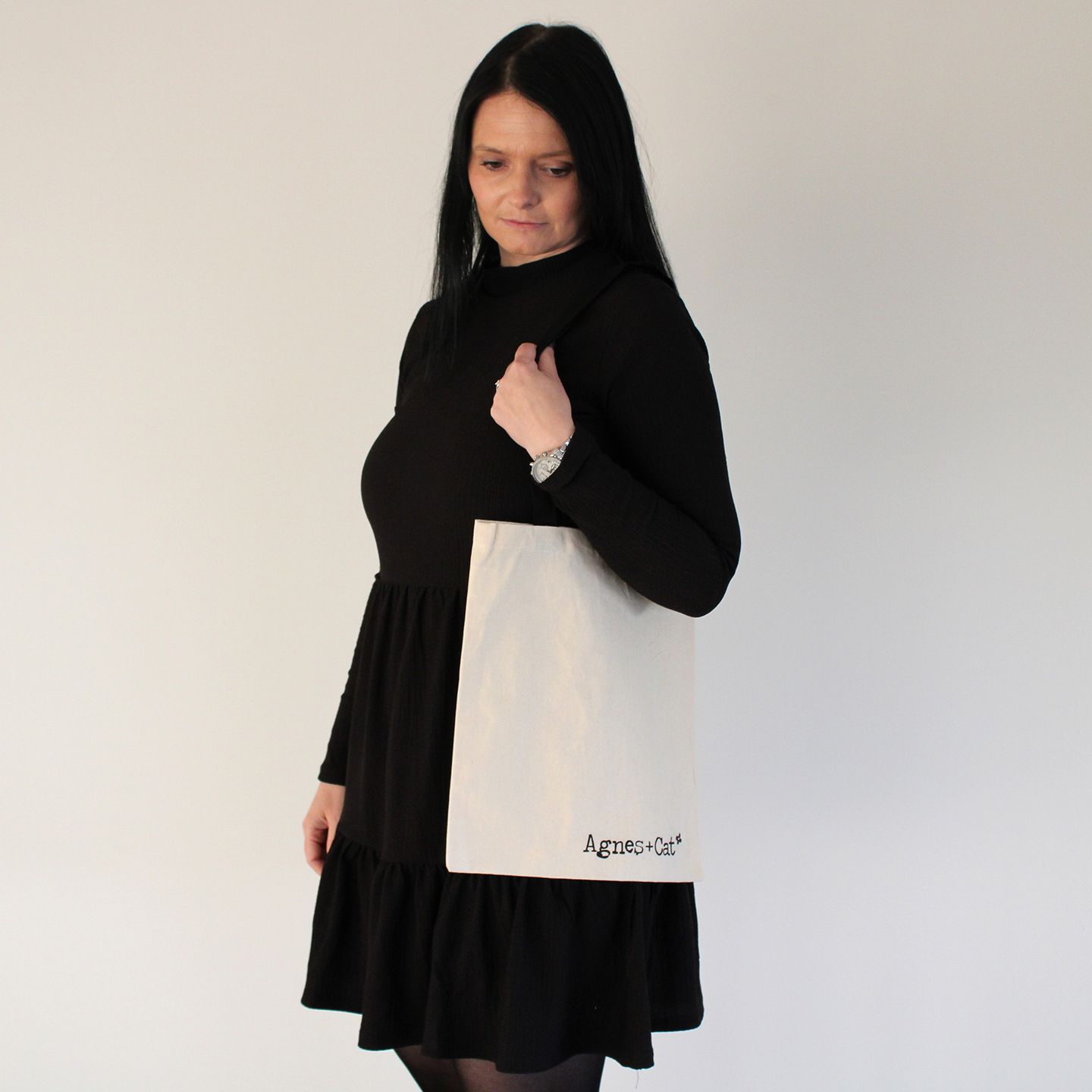 Agnes + Cat Cotton Tote Bags