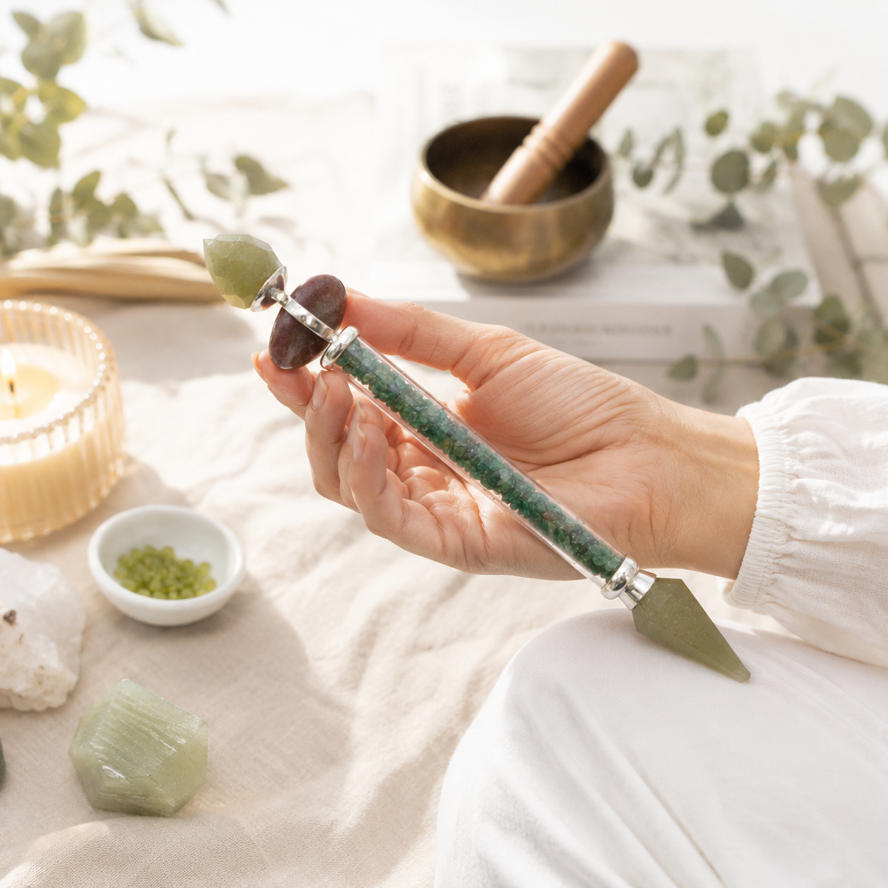 Gemstone Shiva Lingam Magic Wands