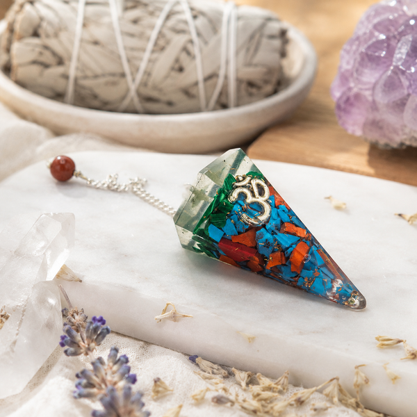 Orgonite Power Chakra Pendulum