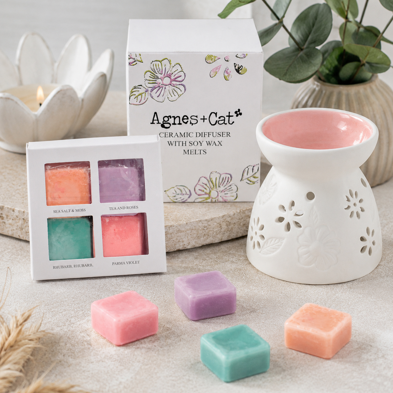 Agnes + Cat Ceramic Wax Melt Burners