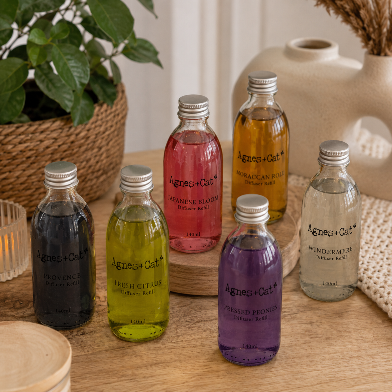 Agnes & Cat Reed Diffuser Refills 140ml