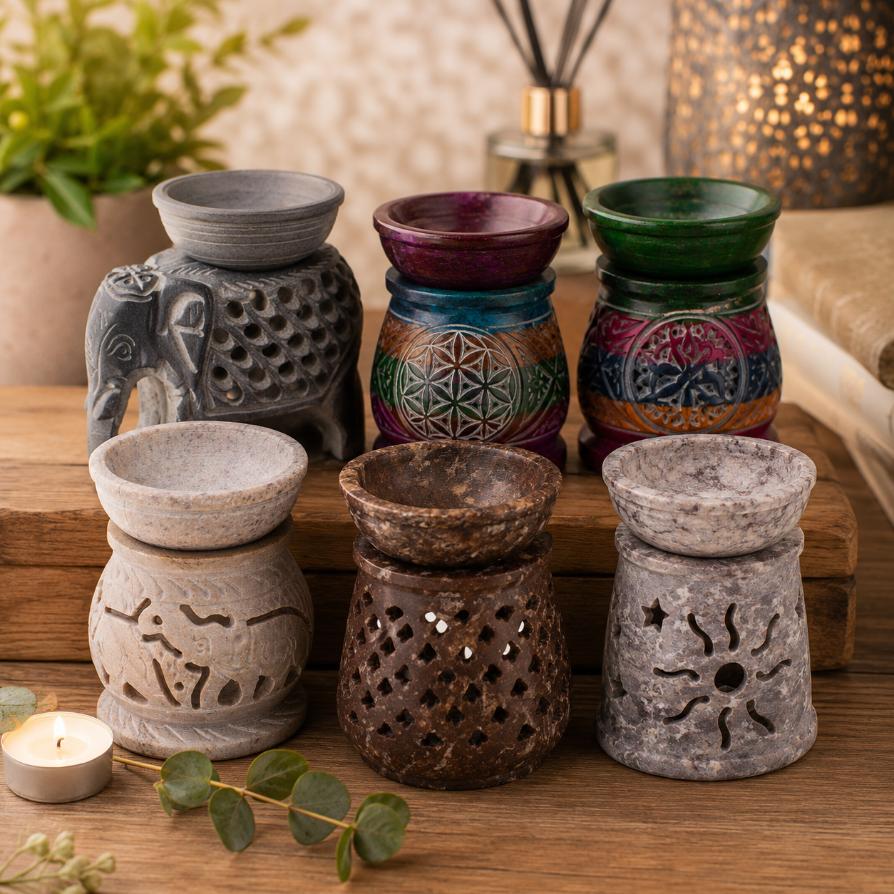 Soapstone Oil Burners