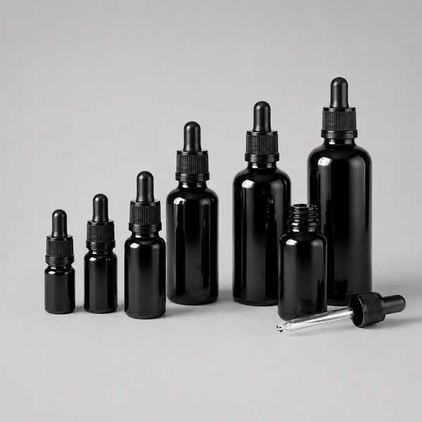 Black Dropper Bottles