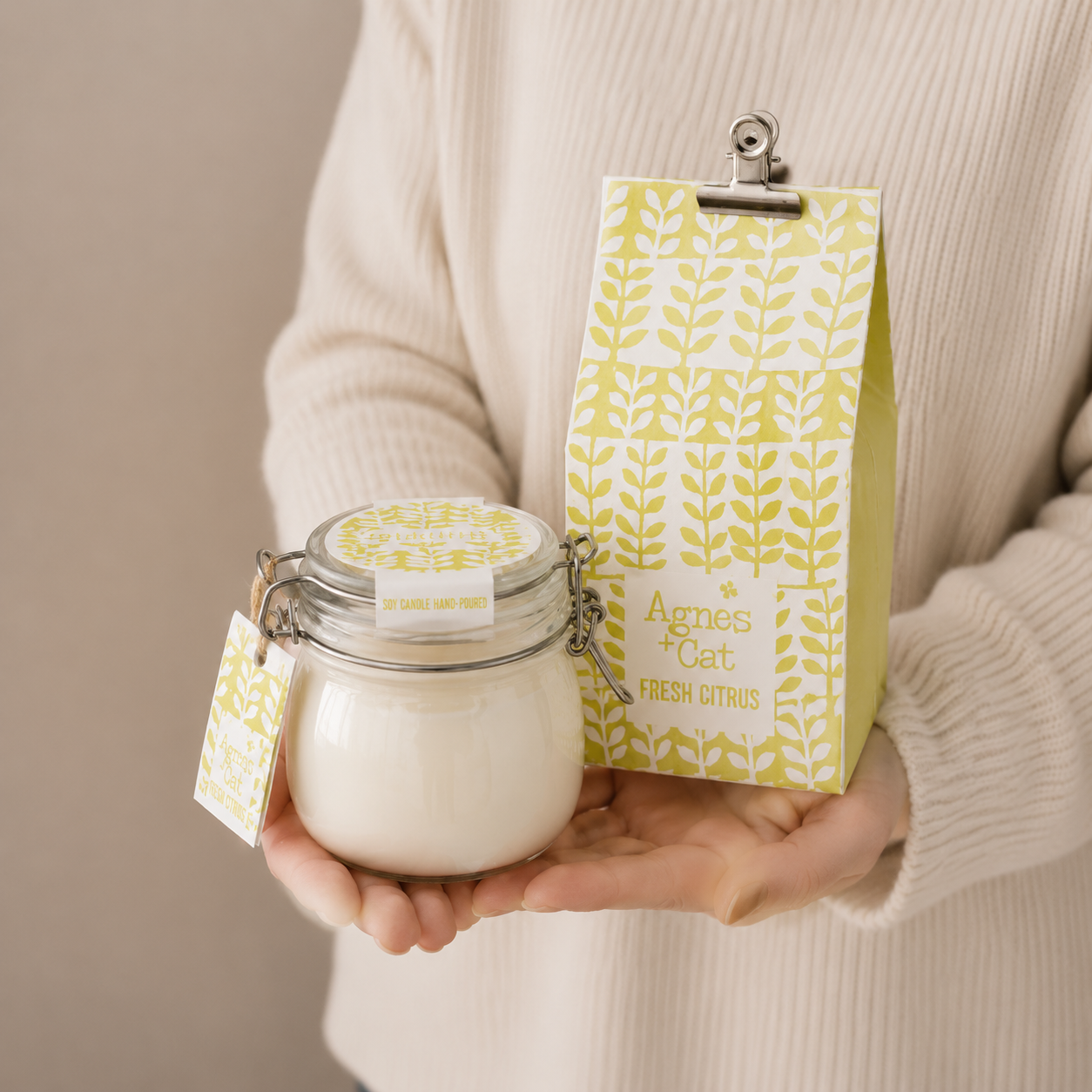 Agnes & Cat Soy Wax Kilner Jar Candles 400ml
