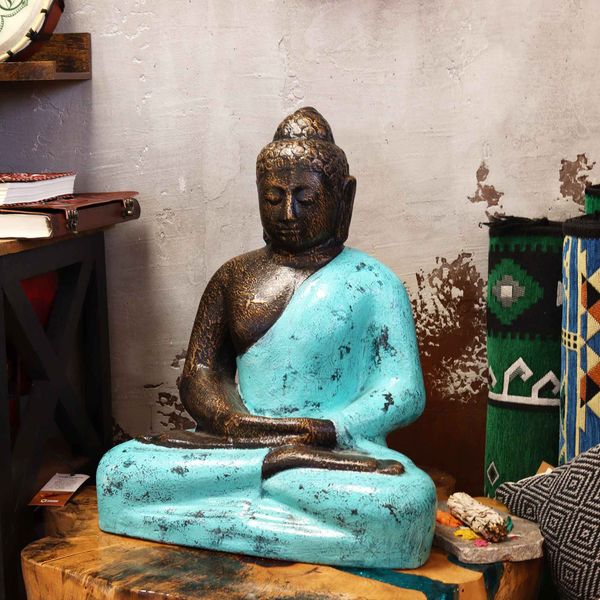 Giant Buddha Statues & Wall Reliefs – Antique Finish