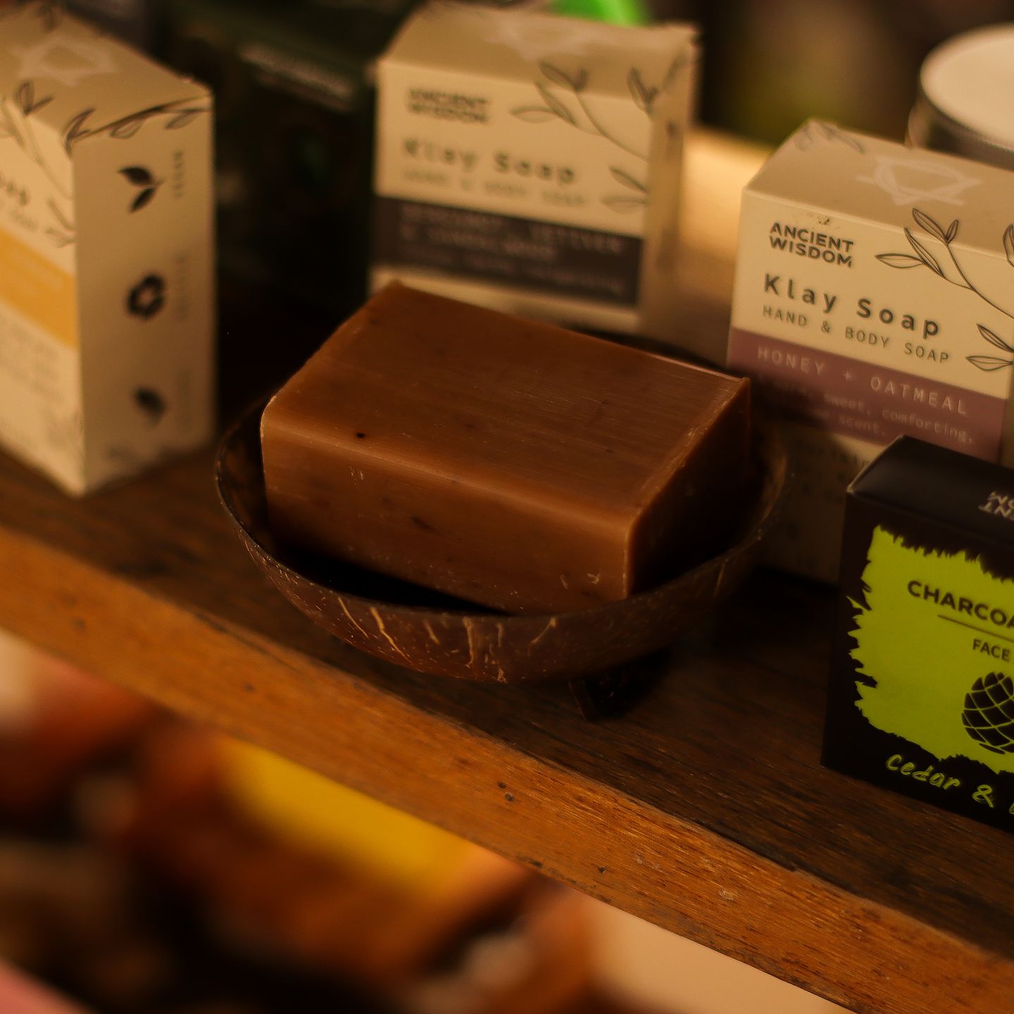 Coconut Wood Soap Dishes