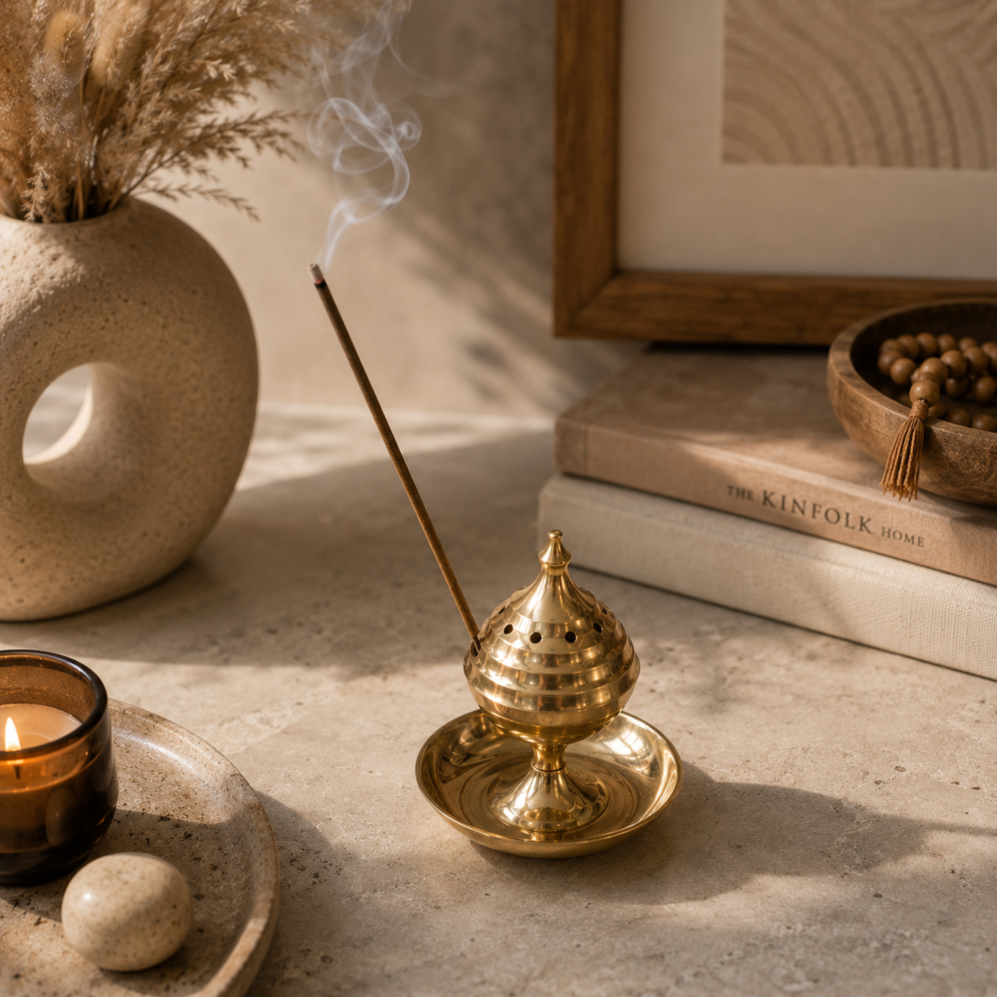 Traditional Brass & Iron Incense Burners