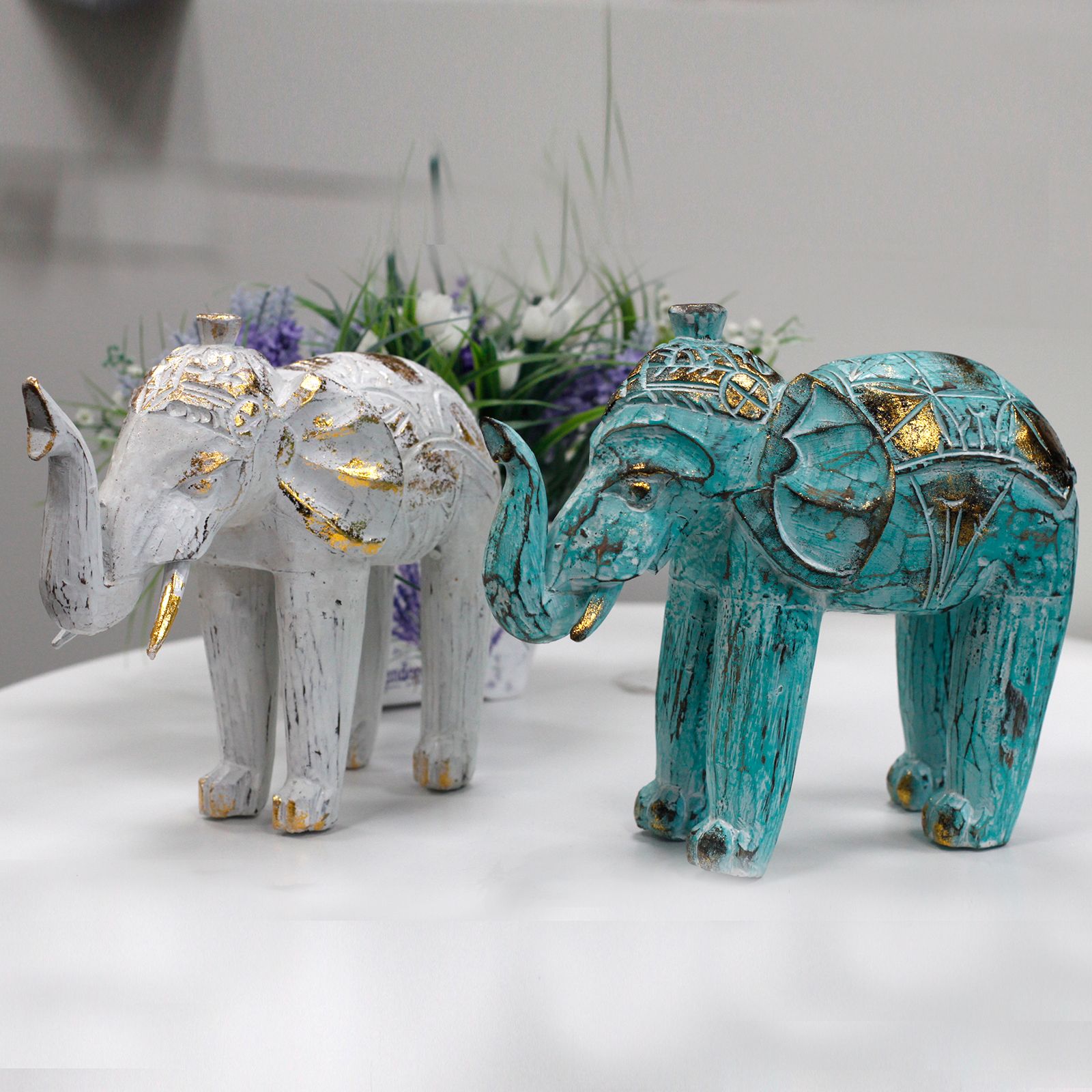 Wooden Carved Decorative Figures