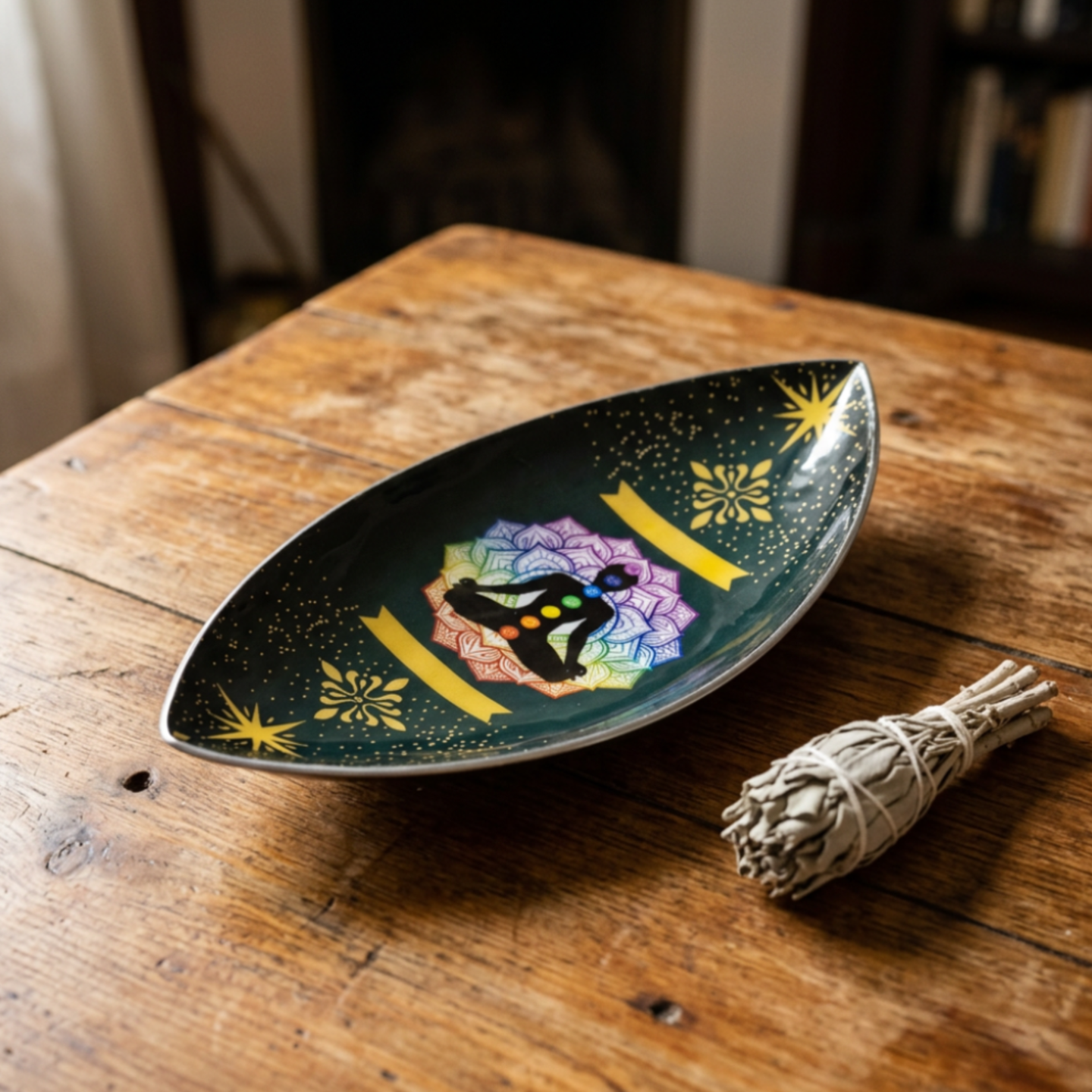 Enamel Incense Bowl