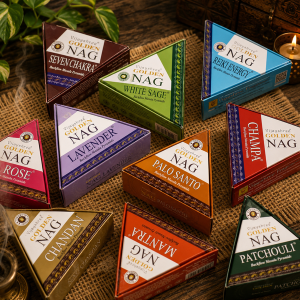 Jumbo Golden Nag - Back Flow Incense Cones