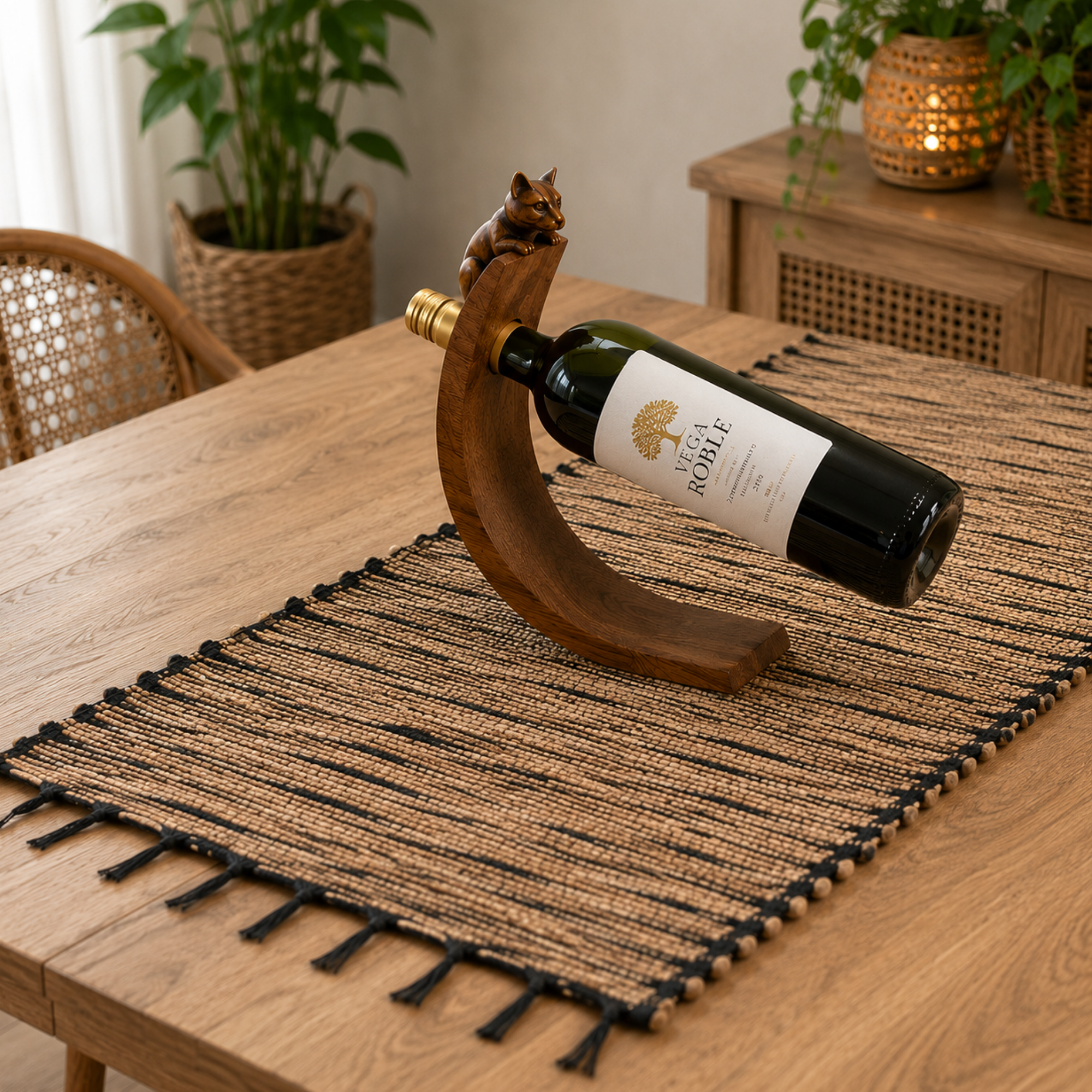 Artisan Natural-Fibre Table Mats & Runners
