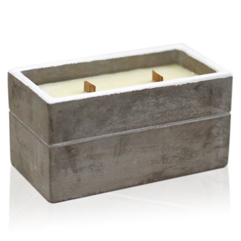 Concrete Wooden Wick Candles Starter Pack