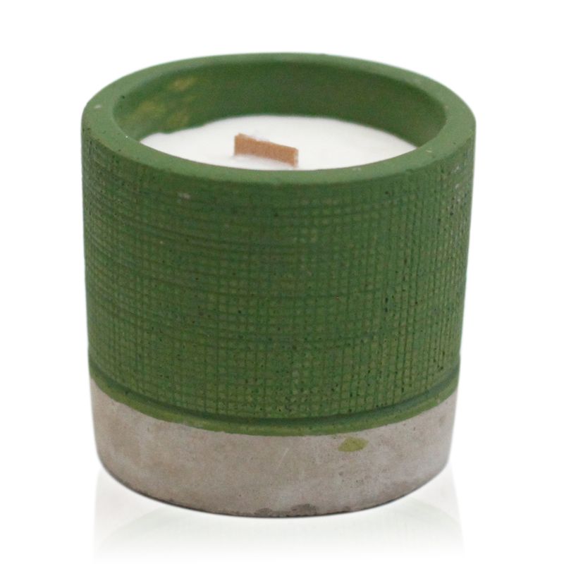 Concrete Wooden Wick Candles Starter Pack