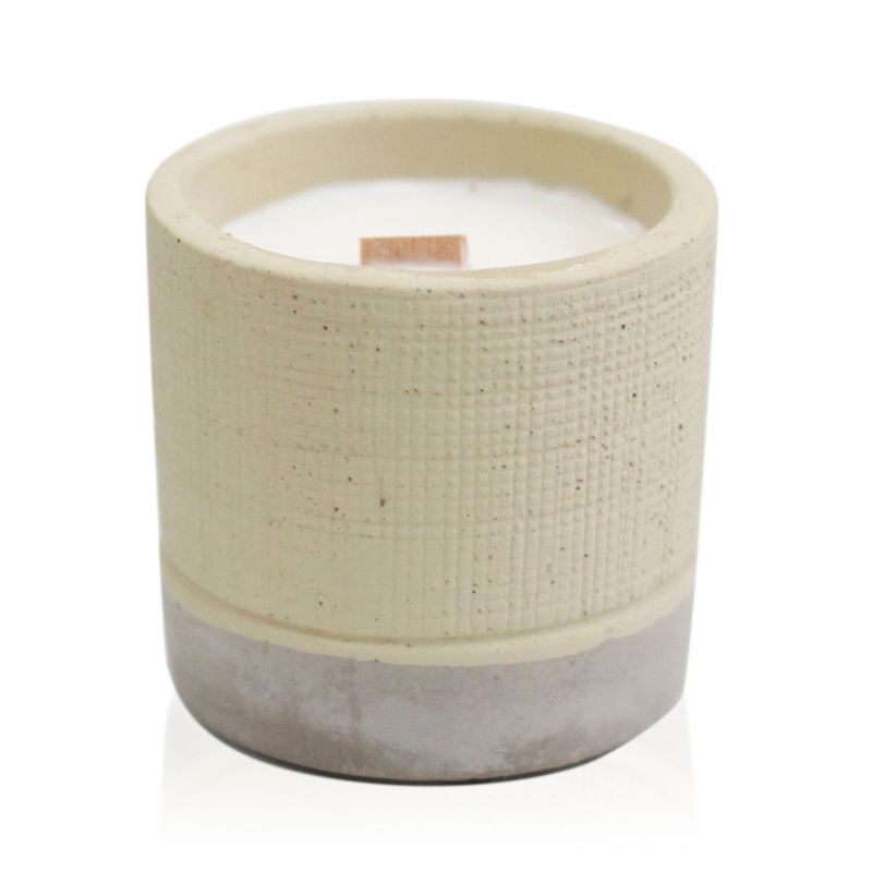 Concrete Wooden Wick Candles Starter Pack