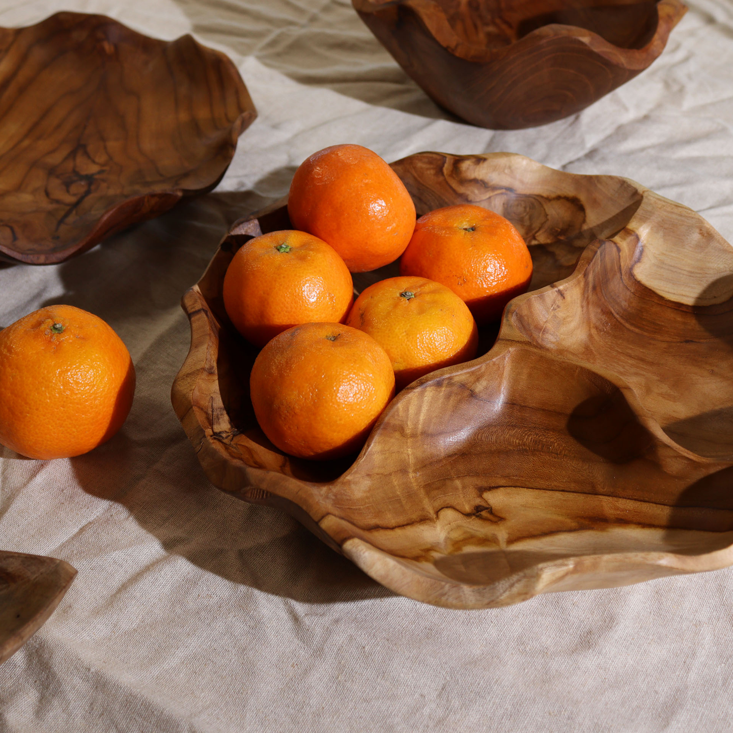 Teak Root Bowls