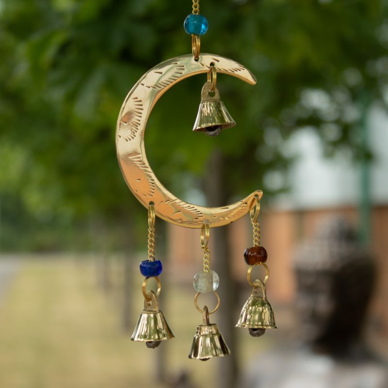 Indian Chimes - Moon Drop - 10 Bells - 6.5x63cm