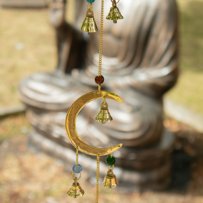 Indian Chimes - Moon Drop - 10 Bells - 6.5x63cm