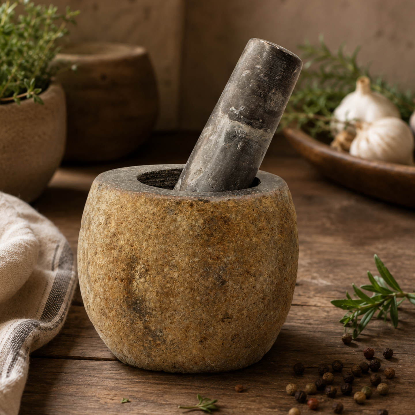 Riverstone Pestle & Morter