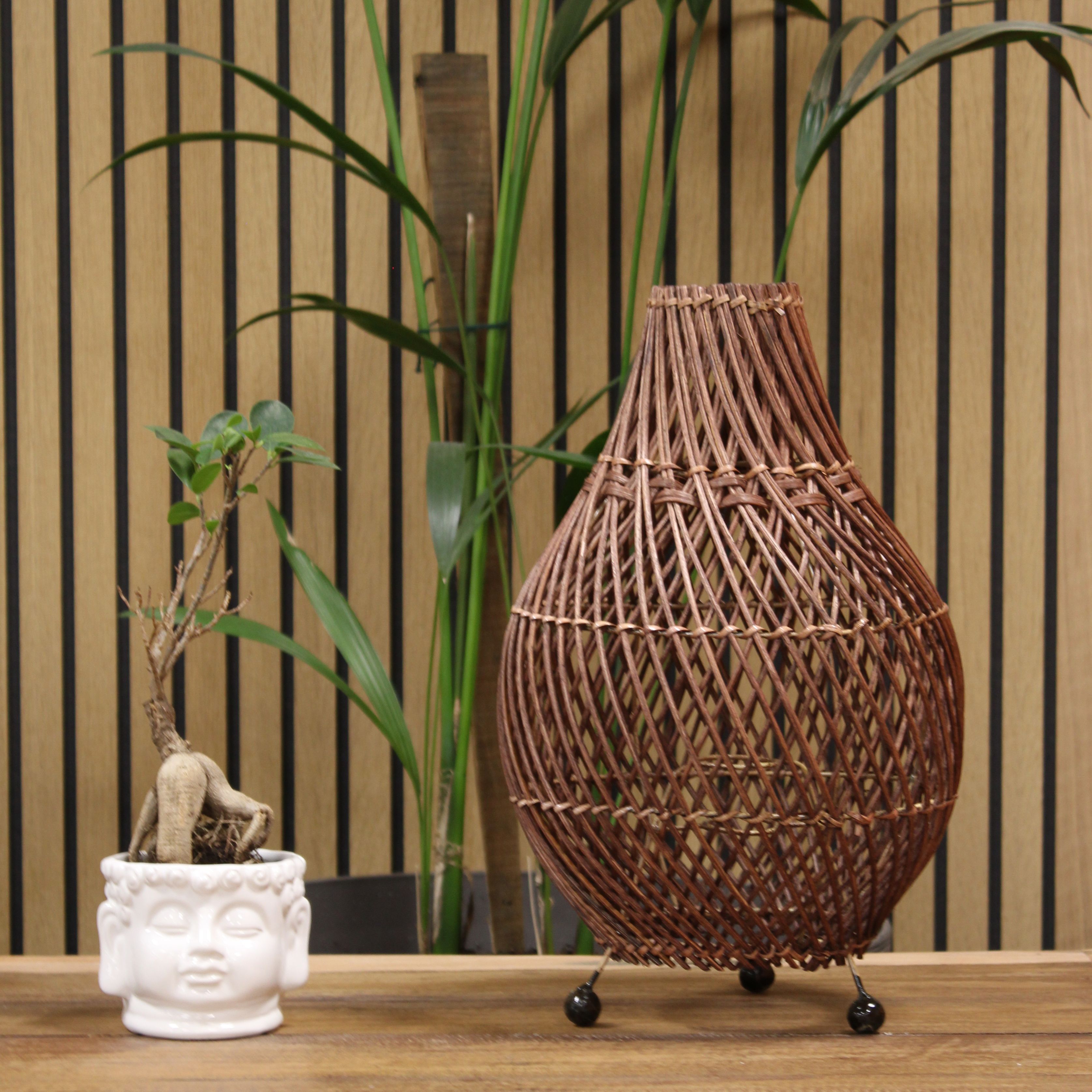 Rattan Table Lamps & Shades