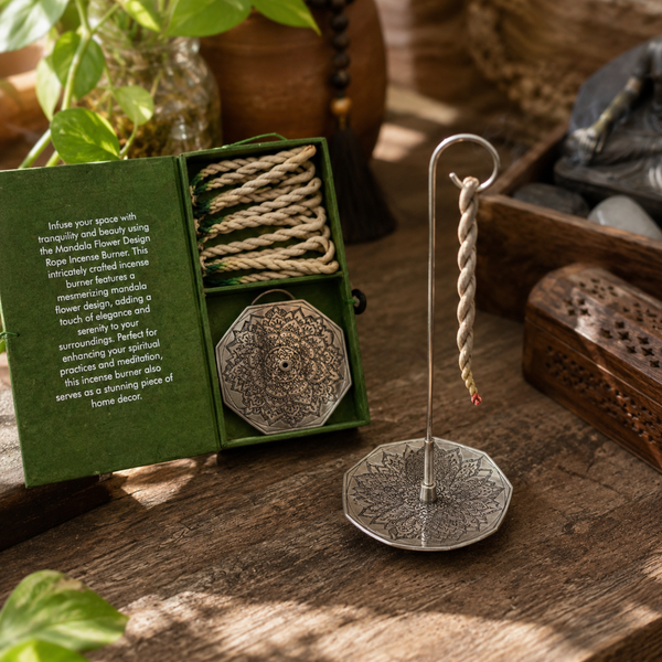 Rope Incense Sets with Holders