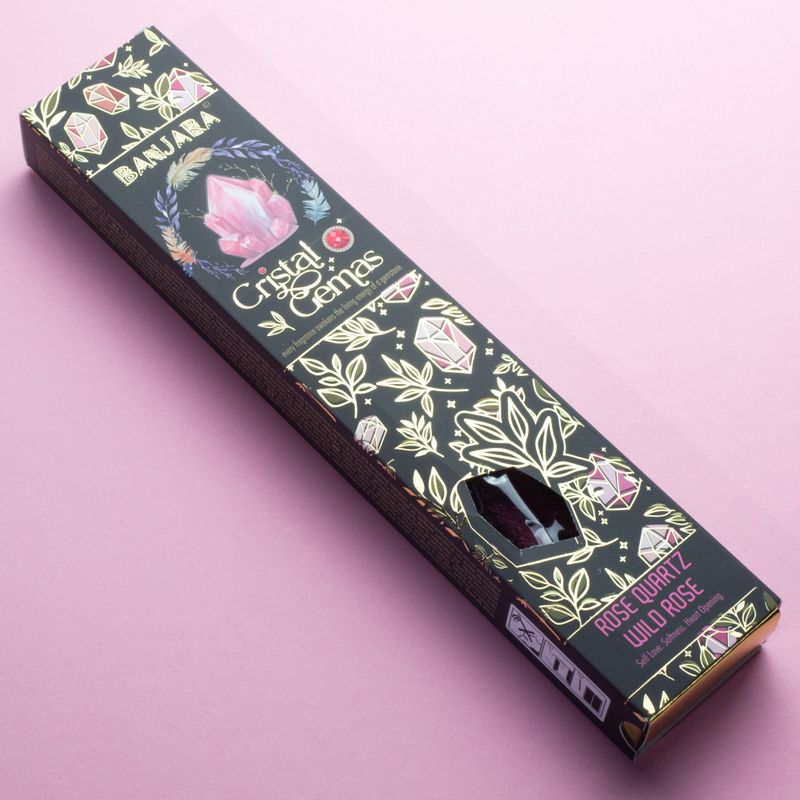 Banjara Cristal Gemas - Rose Quartz Wild Rose