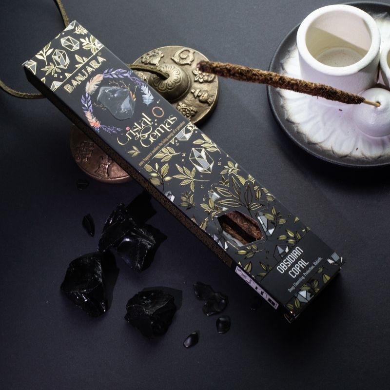 Banjara Cristal Gemas - Green Aventurine Palo Santo