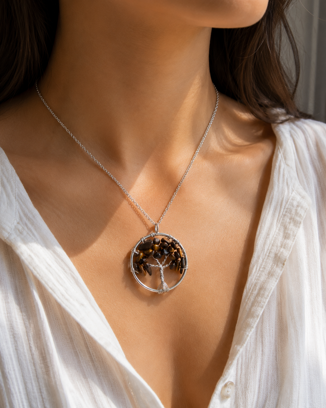 Gemstone Pendants - Tree of Life