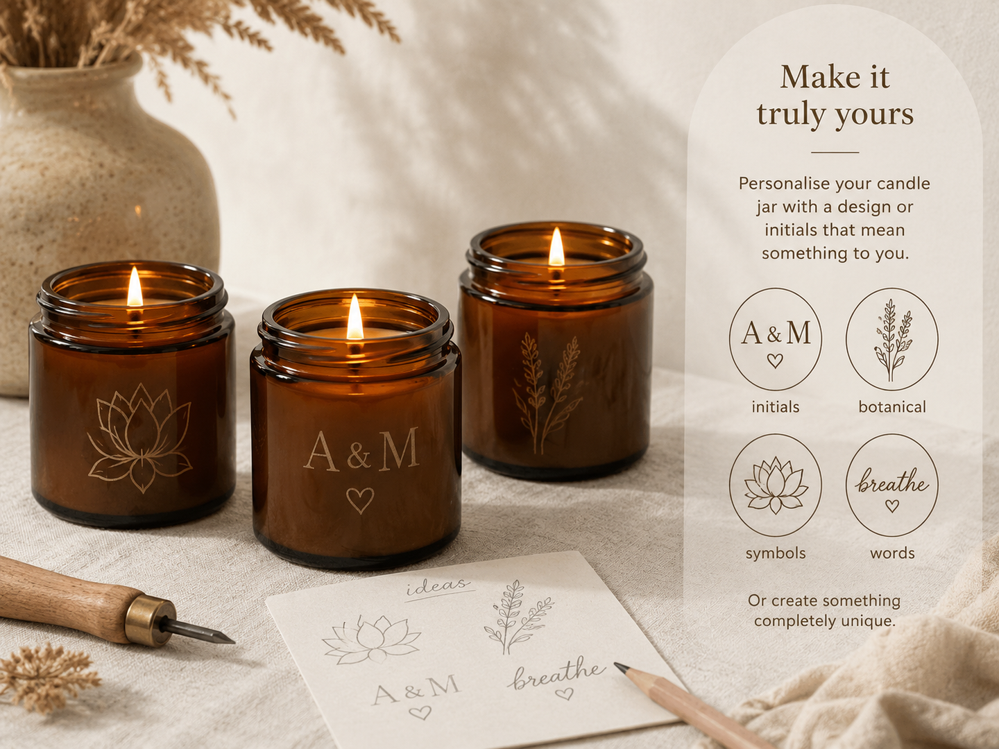 Unlabelled Aromatherapy Candles